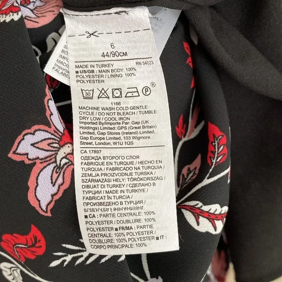 BANANA REPUBLIC long sleeve floral dress - Picture 5 of 10